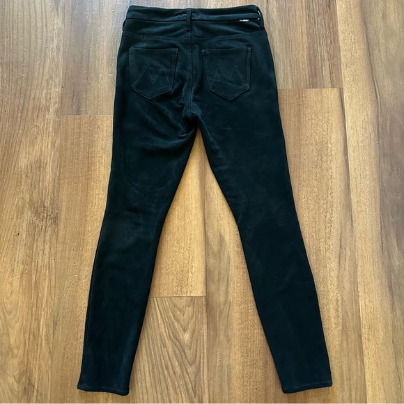 MOTHER Faux Suede High Waisted Looker in Tricks of the Trade - Picture 7 of 10